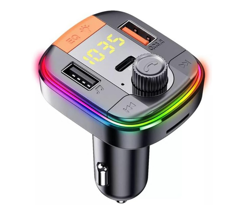 Yesido y45 fm transmitter PD 20w +QC3.0 18W output 43w (max). Bluetooth, signal converter from wireless to fm u disk to reader with QC3.0 phone charger.